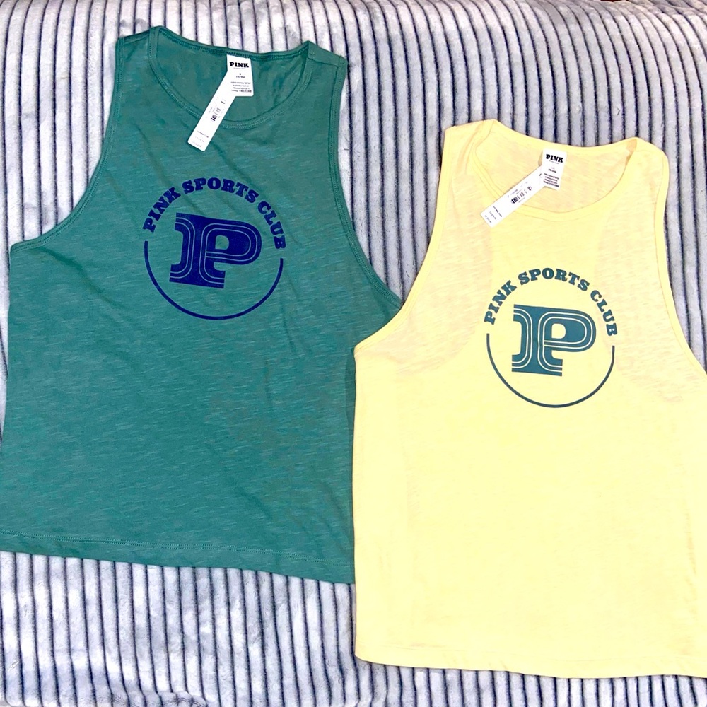 2 NWT Victoria's Secret / PINK Tank Tops
